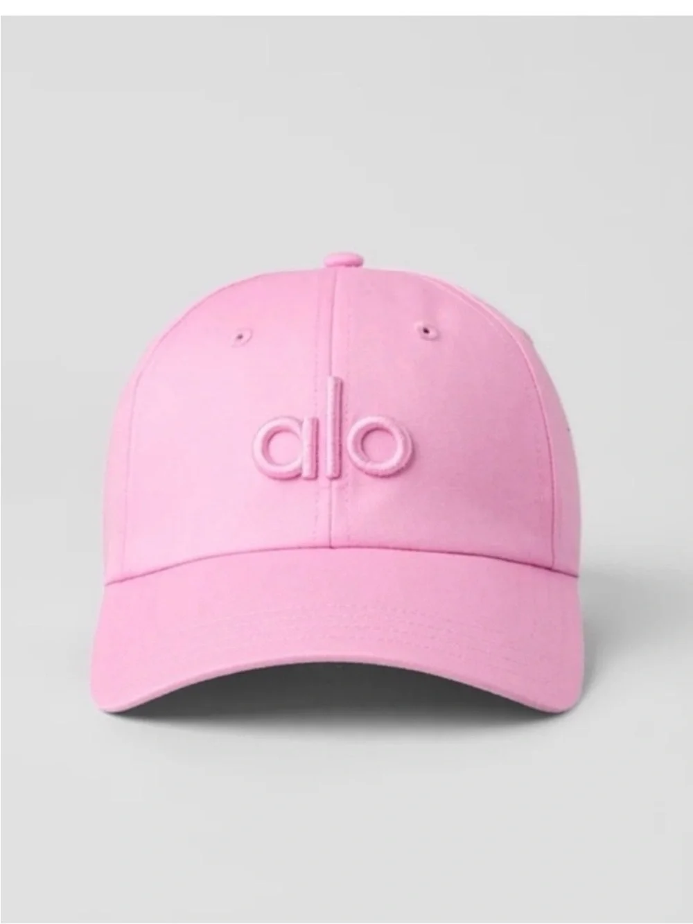 Alo Yoga District Trucker Hat Candy Heart Sweet Pink O/S
